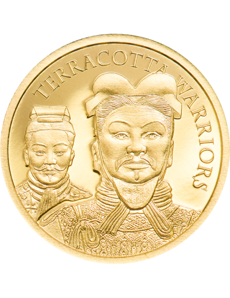 TERRACOTTA WARRIORS Gold Coin 5$ Cook Islands 2021 - Coins & More - Isole Cook