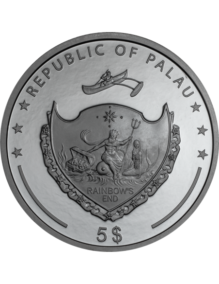 MAGICAL LAMP 1001 Nights 1 Oz Silver Coin 5$ Palau 2021 - Coins & More - Nuovi Arrivi