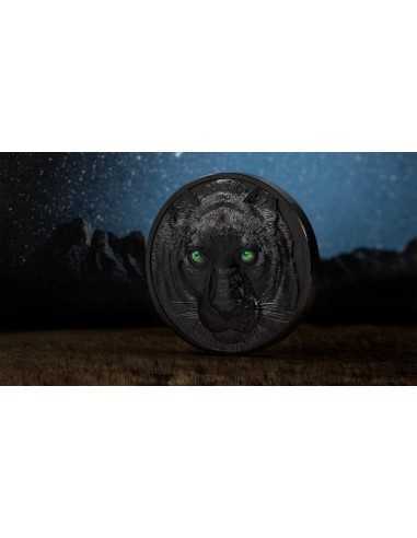 BLACK PANTHER Hunters By Night 1 Kg Kilo Silver Coin 50$ Palau 2021 - Coins & More - Palau