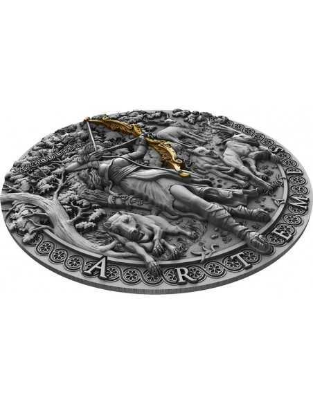 ARTEMIS Itgoddesses 2 Oz Silver Coin 2$ Niue 2019 - Coins & More - Niue