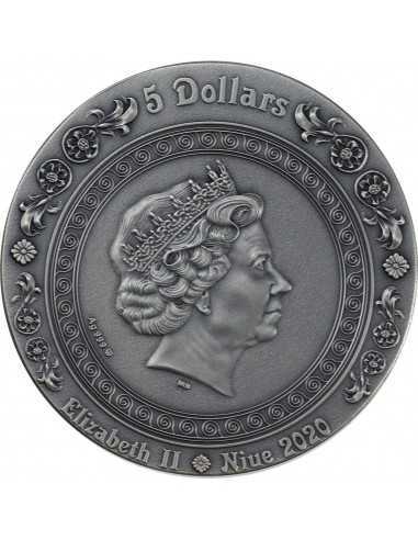 APHRODITE AND VENUS Strong and Beautiful Goddesses 2 Oz Silver Coin 5$ Niue 2020 - Coins & More - Niue
