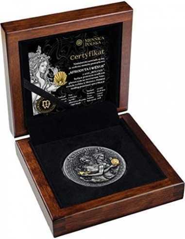 APHRODITE AND VENUS Strong and Beautiful Goddesses 2 Oz Silver Coin 5$ Niue 2020 - Coins & More - Niue