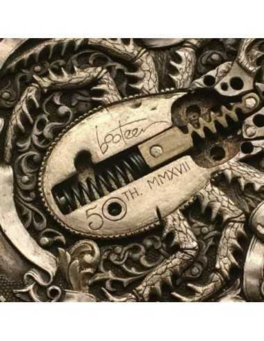 GOLD BUG Roman Booteen's coin - Hobo Nickel Morgan Dollar & 1/10 gold - Coins & More - Plata
