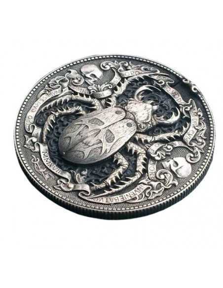 GOLD BUG Roman Booteen's coin - Hobo Nickel Morgan Dollar & 1/10 gold - Coins & More - Plata