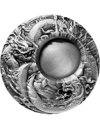 GARUDA AND NAGA The Mythic Battle Of Dynamic Opposites Set 2 x 2 Oz Silver Coins 10000 Francs Chad 2020 - Coins & More - Chad