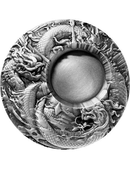 GARUDA AND NAGA The Mythic Battle Of Dynamic Opposites Set 2 x 2 Oz Silver Coins 10000 Francs Chad 2020 - Coins & More - Chad