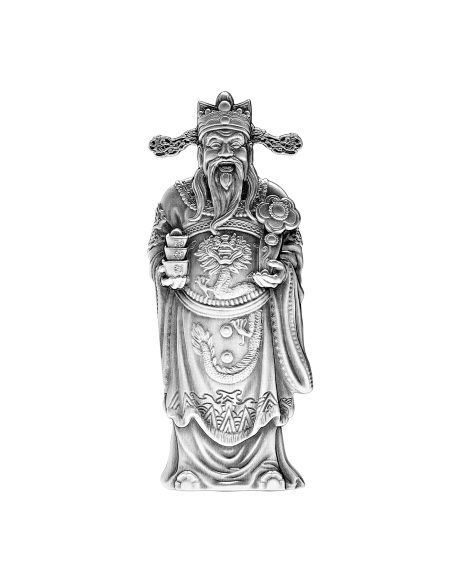 GOD OF WEALTH - FengShui Symbols 2 Oz Silver Coin 10000 Francs Chad 2021 - Coins & More - Tchad