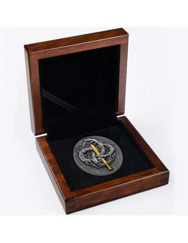 ALEXANDER THE GREAT Gordian Knot 2 Oz Silver Coin 2000 Francs Cameroon 2021