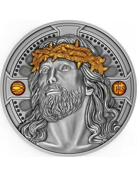 JESUS CHRIST The Savior 2 Oz Silver Coin 2000 Francs Cameroon 2021 - Coins & More - Cameroon