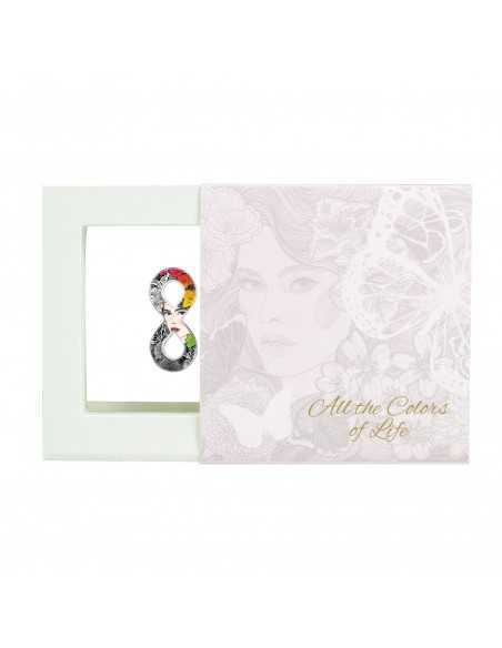 ALL THE COLORS OF LIFE Silver Figure Coin 500 Francs Cameroon 2021