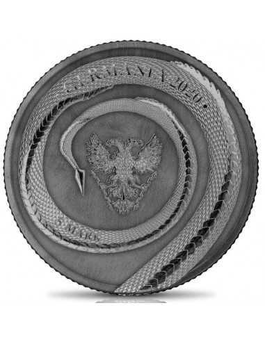 FAFNIR GEMINUS Dragon Metallic Color 1 Oz Silver Coin 5 Mark Germania 2020 - Coins & More - Europa