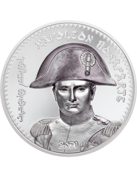 NAPOLEON BONAPARTE Revolutionaries 1 Oz Silver Coin 1000 Togrog Mongolia 2021