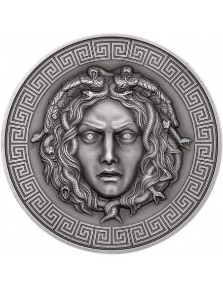 MEDUSA Diamonds 3 Oz Silver Coin 3000 Francs Cameroon 2019 - Coins & More - Camerun