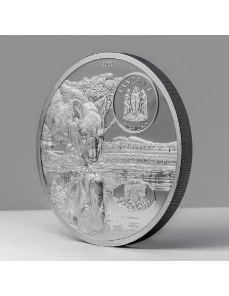 LIONS Growing Up 2 Oz Silver Coin 1500 Shillings Tanzania 2021 - Coins & More - Palau