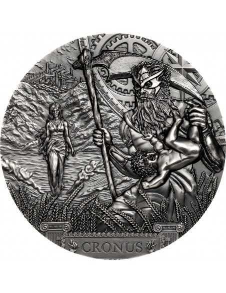 CRONUS Titans 3 Oz Silver Coin 20$ Cook Islands 2021 - Coins & More - Isole Cook