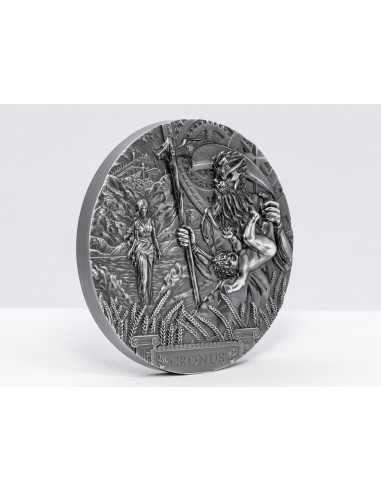 CRONUS Titans 3 Oz Silver Coin 20$ Cook Islands 2021 - Coins & More - Isole Cook