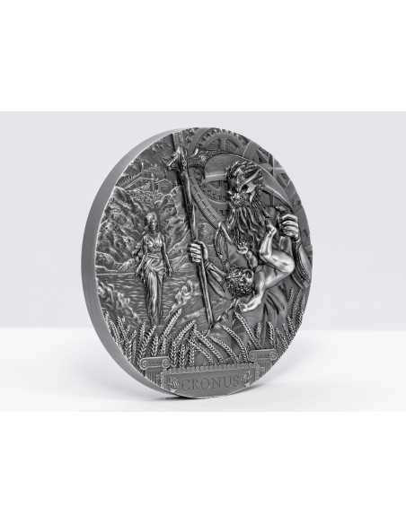 CRONUS Titans 3 Oz Silver Coin 20$ Cook Islands 2021 - Coins & More - Isole Cook