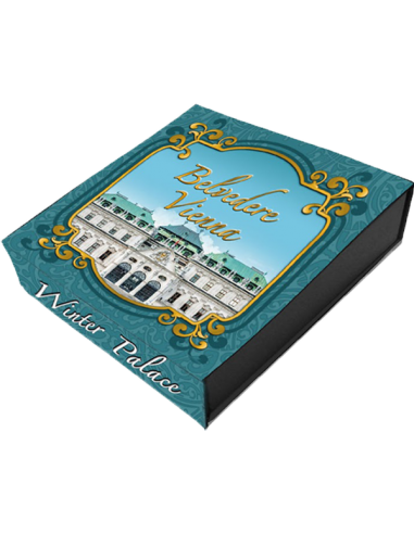 BELVEDERE VIENNA Winter Palace 2 Oz Silver Coin 2$ Niue 2015 - Coins & More - Niue