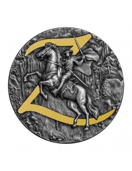 ZORRO 2 Oz Silver Coin 5$ Niue 2021 - Coins & More - Niue