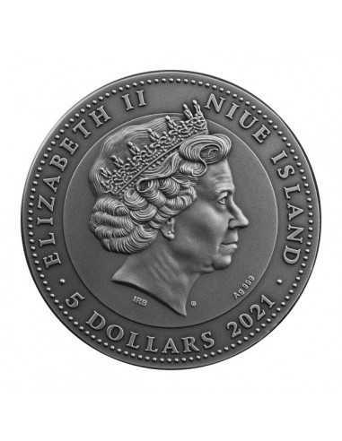 ZORRO 2 Oz Silver Coin 5$ Niue 2021 - Coins & More - Niue