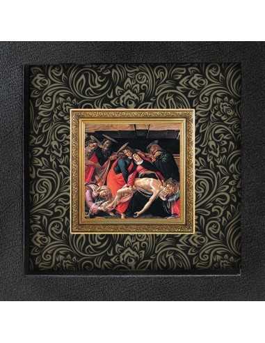 LAMENTATION OVER THE DEAD CHRIST Botticelli 1 Oz Silver Coin 1$ Niue 2020 - Coins & More - Niue