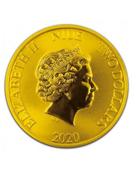 JURASSIC PARK COLORIZED 1 Oz Silver Coin 2$ Dollars Niue 2020 - Coins & More - Niue