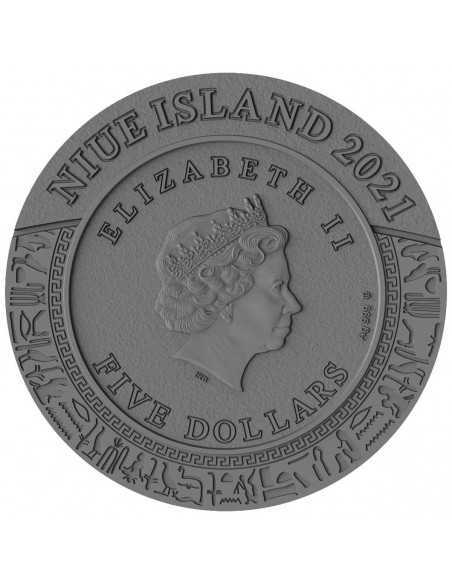 SEKHMET Gods of Anger 2 Oz Silver Coin 5$ Niue 2021 - Coins & More - Niue