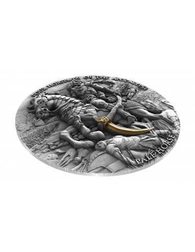 PALE HORSE Four Horsemen Of The Apocalypse 2 Oz Silver Coin 5$ Niue 2021 - Coins & More - Niue