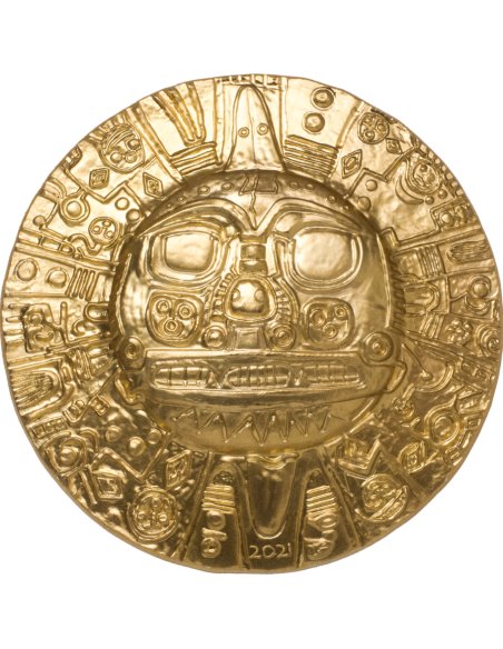 INCA Sun God 1 Oz Silver Coin 5$ Palau 2021 - Coins & More - Palau