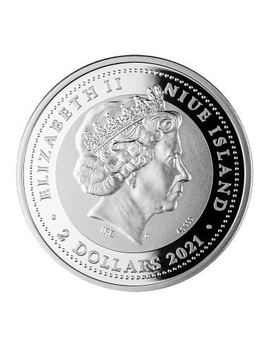 WEDDING Marriage Love Silver Coin 2$ Niue 2021 - Coins & More - Niue