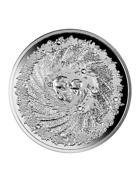 WEDDING Marriage Love Silver Coin 2$ Niue 2021 - Coins & More - Niue