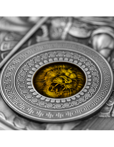 ARES AND MARS Ancient Gods 2 Oz Silver Coin 5$ Niue 2021 - Coins & More - Niue