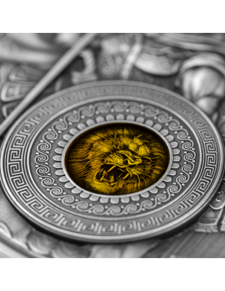 ARES AND MARS Ancient Gods 2 Oz Silver Coin 5$ Niue 2021 - Coins & More - Niue