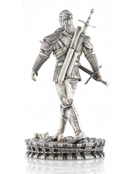 GERALT THE WHITE WOLF The Witcher Book Series 1 Kg Moneta Plata 50$ Niue 2021 - Coins & More - Niue