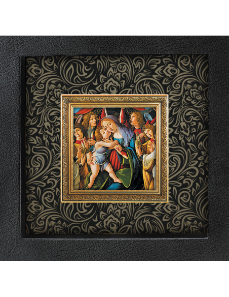 MADONNA AND CHILD Botticelli 1 Oz Silver Coin 1$ Niue 2020 - Coins & More - Niue