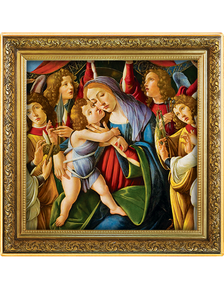 MADONNA AND CHILD Botticelli 1 Oz Silver Coin 1$ Niue 2020 - Coins & More - Niue
