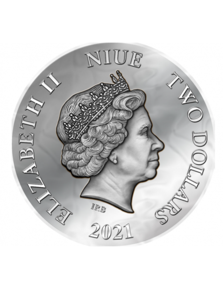 EURYALE Dark Beauties Silver Coin 2$ Niue 2021 - Coins & More - Niue
