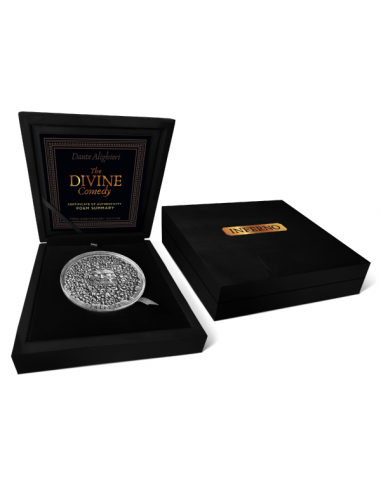 INFERNO The Divine Comedy 700th Anniversary 1 Kg Kilo Silver Coin 10000 Francs Cameroon 2021