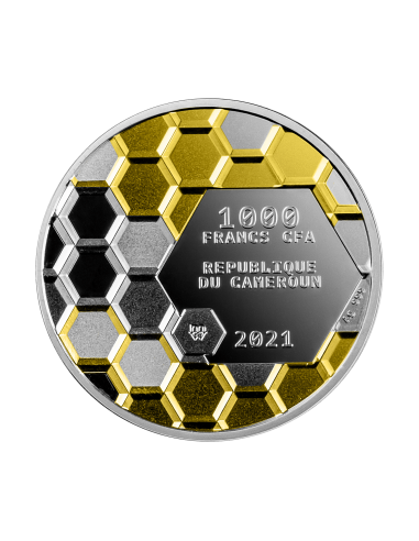 ALWAYS BEE YOURSELF 1 Oz Silver Coin 1000 Francs Cameroon 2021 - Coins & More - Cameroun