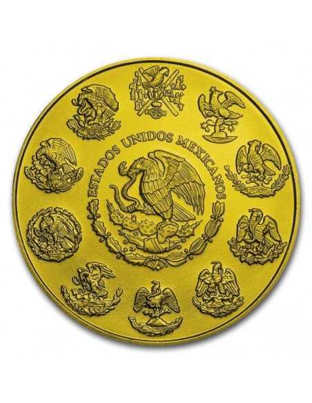 AZTEC CALENDAR 1 Oz Silver & Gold Gilded Colorized Libertad coin Mexico 2020 - Coins & More - Messico