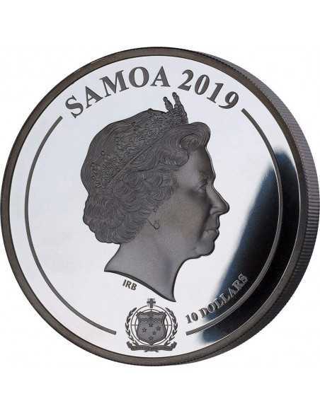 PRINCESS GRACE KELLY Shadow Minting 5 Oz Silver Coin 10$ Samoa 2019 - Coins & More - Oceania