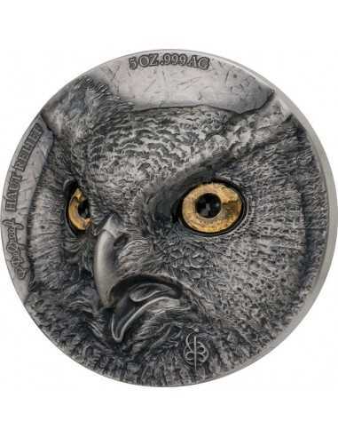 OWL Edition Signature Set 2 x 5 Oz Silver Coin 5000 Francs Ivory Coast 2021 - Coins & More - Naturaleza y Animales