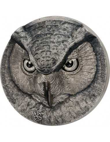 OWL Edition Signature Set 2 x 5 Oz Silver Coin 5000 Francs Ivory Coast 2021 - Coins & More - Naturaleza y Animales