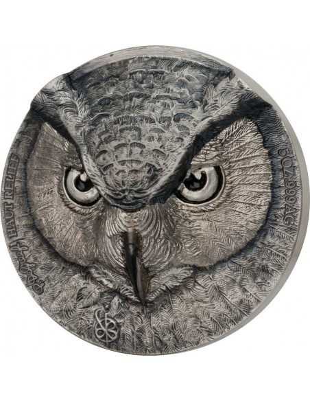 OWL Edition Signature Set 2 x 5 Oz Silver Coin 5000 Francs Ivory Coast 2021 - Coins & More - Naturaleza y Animales