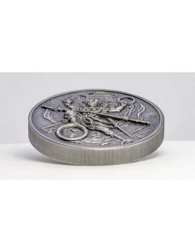 NEZHA AND HIS NINE WEAPONS Mythology 2 Oz Silver Coin 10$ Cook Islands 2021 - Coins & More - Isole Cook