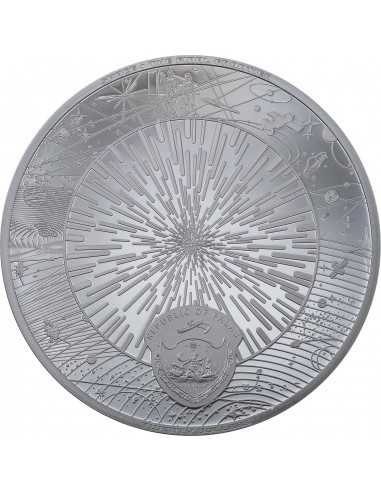 MILKY WAY Space Final Frontier 3 Oz Silver Coin 20$ Palau 2021 - Coins & More - Palau