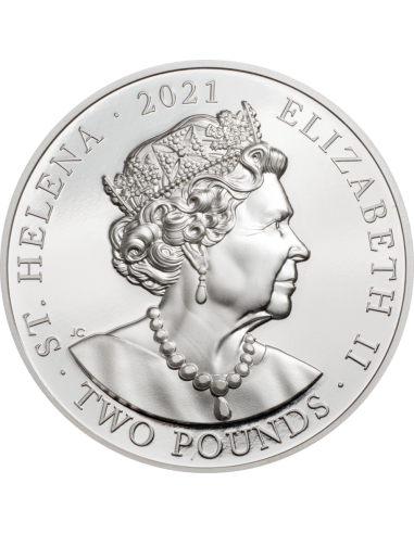NAPOLEON 200th Anniversary Piedfort 2 Oz Silver Coin 2 Pounds Saint Helena 2021 - Coins & More - Europe