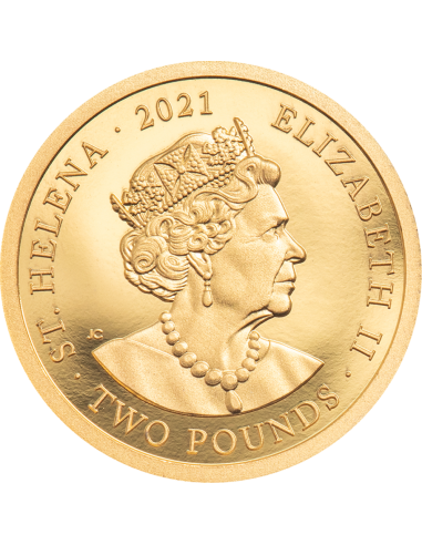 NAPOLEON 200th Anniversary Gold Coin 2 Pounds Saint Helena 2021 - Coins & More - Europe