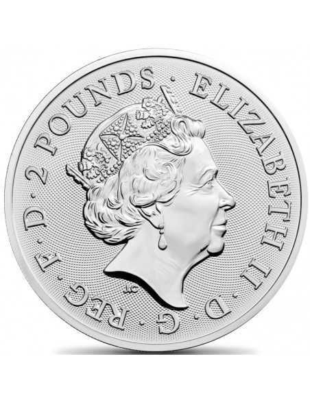 ROBIN OF SHERWOOD Rise Of Legends 1 Oz Silver & Gold Coin 2 Pounds 2021 - Coins & More - United Kingdom