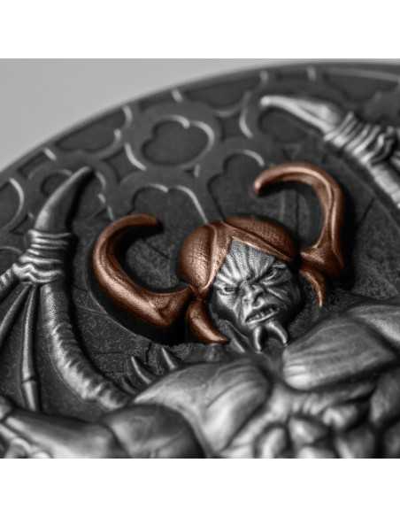 BEELZBUB 2 Oz Silver Coin 2000 Francs Cameroon 2021 - Coins & More - Cameroon